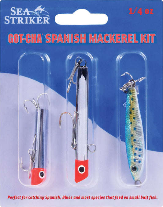 GOT-CHA GSMK Spanish Mackerel Kit 3 per Pack Includes G1601 G1001