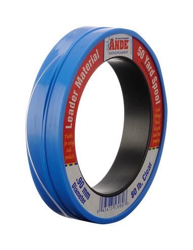 Ande S50-250C Mono Leader Coil 250 lb 50 Yards Clear