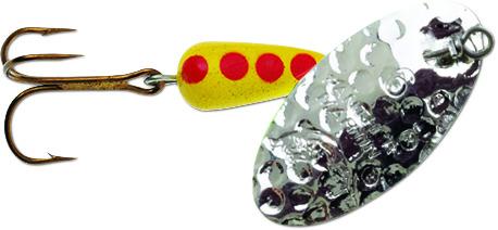 Panther Martin Fish Lure 6PMHMHS-HSG Hammered Scntd InLine Spinner #6 1/4 oz Sil