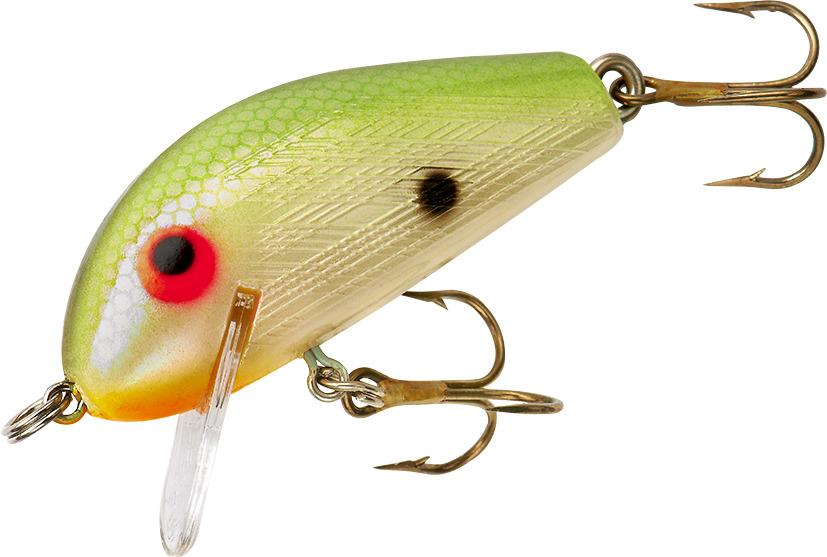 Rebel F25546 Humpback Crankbait 1.75" 1/4 oz Green Shad