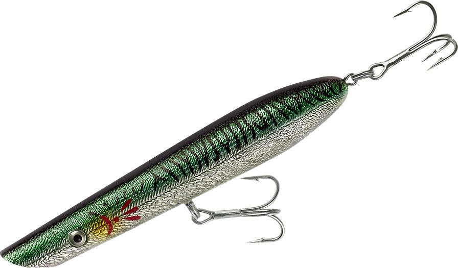 Cotton Cordell C67559 Pencil Popper Topwater Bait 7" 2 oz Green