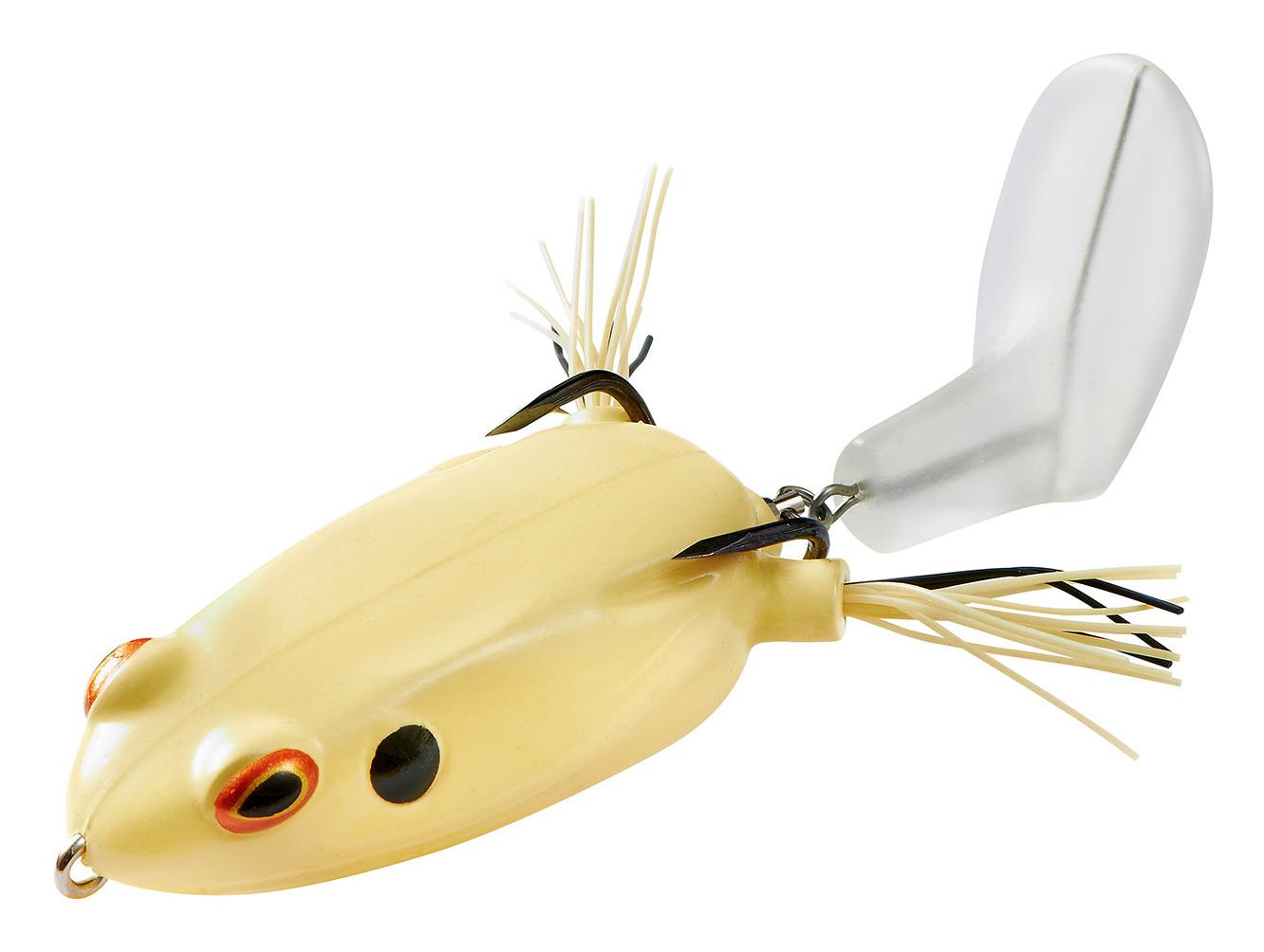 Booyah BYTR3917 Toadrunner-Bone 4.5",7/8 oz double hook ,4/0 hook