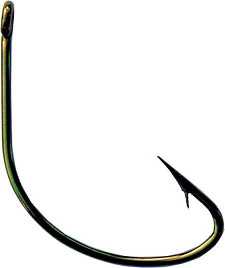 Mustad 37140-BR-3/0-8 Classic Wide Gap Hook Size 3/0 Hollow/Reversed
