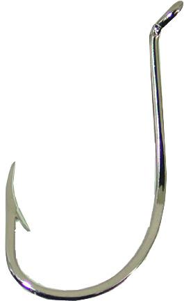 Mustad 92553-NI-4/0-8 Classic Beak Hook Size 4/0 Barbed Forged 1X