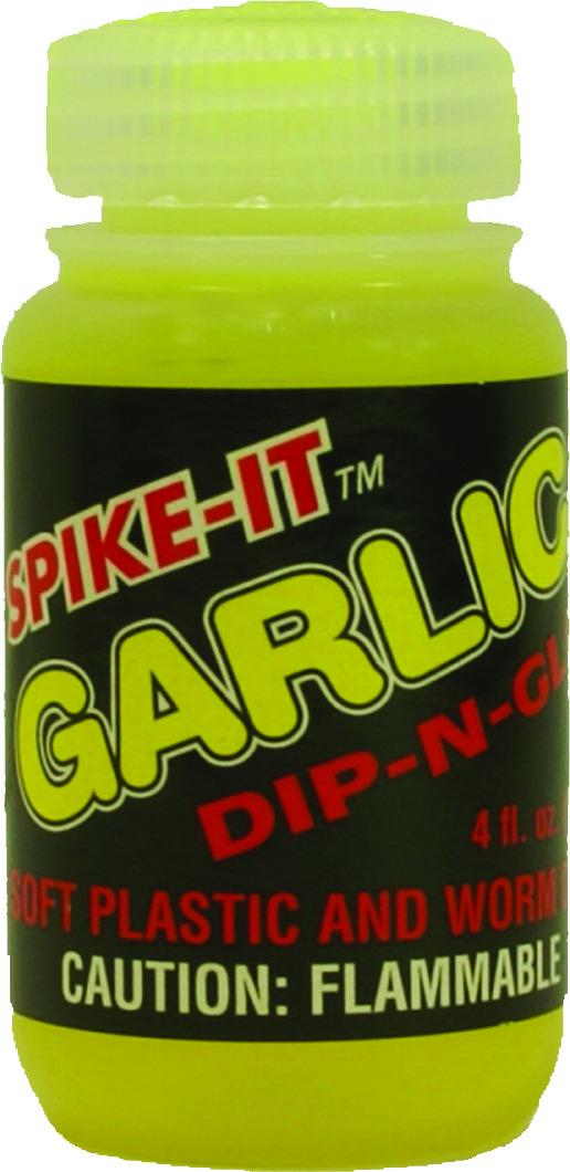 Spike-It 43001 4oz Dip-N-Glo Soft Plastic Lure Dye Cht Garlic Scent