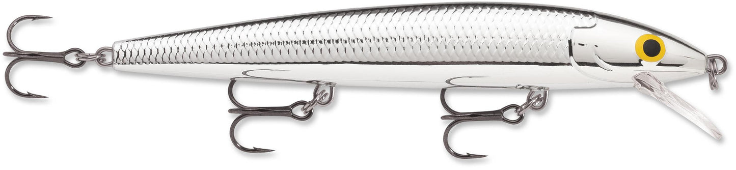 Rapala HJ12PCH Husky Jerk 4 3/4" 7/16 oz Pure Chrome Suspending Fishing Lure
