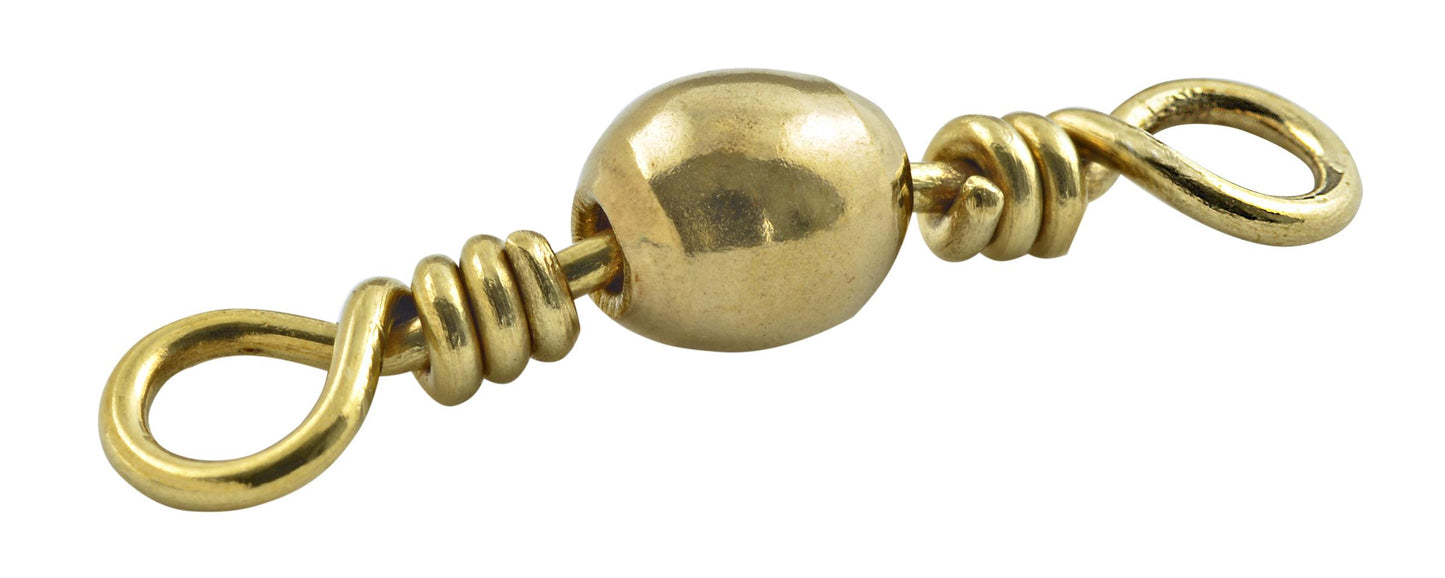 Danielson 1600SP-5 Barrel Swivel Single Bag Brass Size 5 6pk