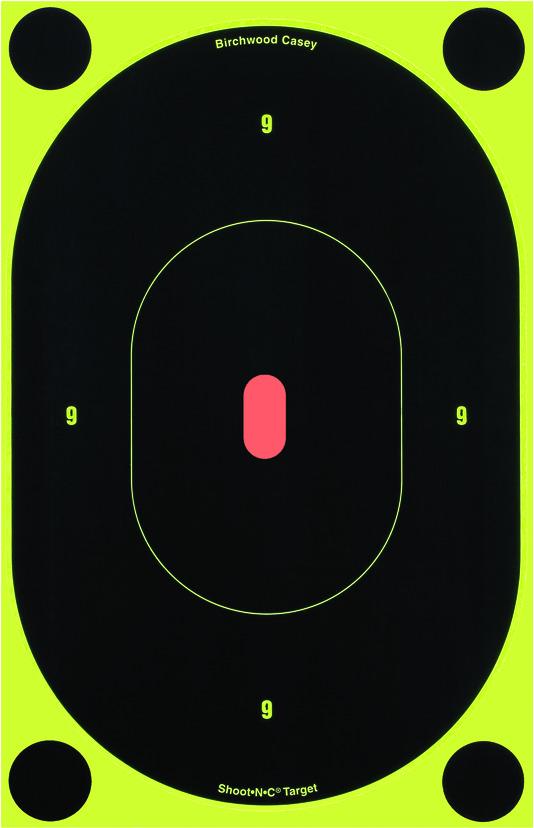 Birchwood Casey 34905 Shoot-N-C Silhouette 9" & 4" Target