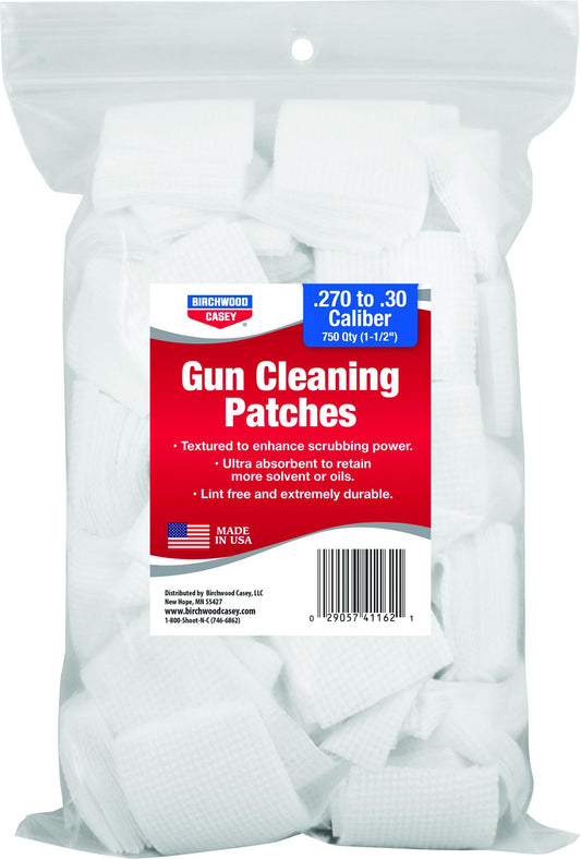 Birchwood Casey 41162 Gun Cleaning Patches .270-.30Cal 750 Patches