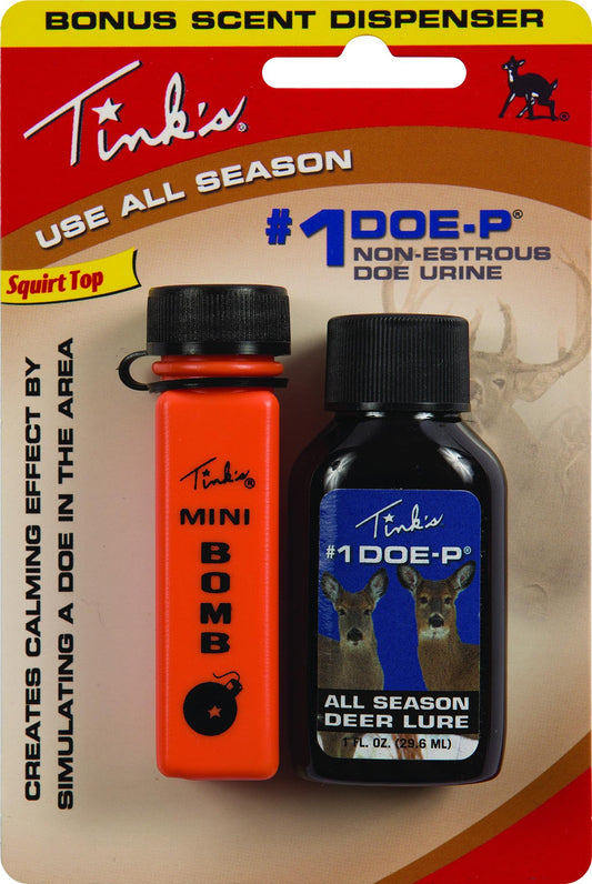 Tinks W6249 #1 Doe-P Non-Estrous Deer Lure With Mini Bomb 1 oz