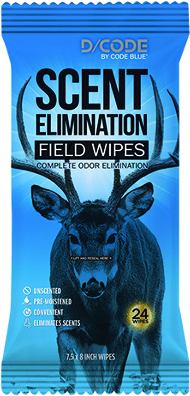 Code Blue OA1318 D/Code Field Wipes Unsented 20ct