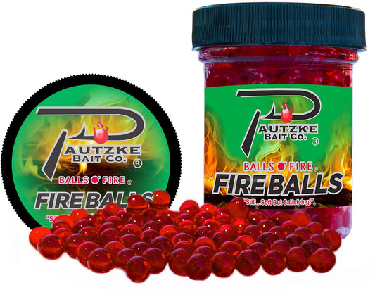 Pautzke PFBLS And Red Fire Balls 1.65oz Red