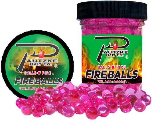 Pautzke PFBLS/PNK/SHR Fire Balls 1.65oz Pink/Shrimp