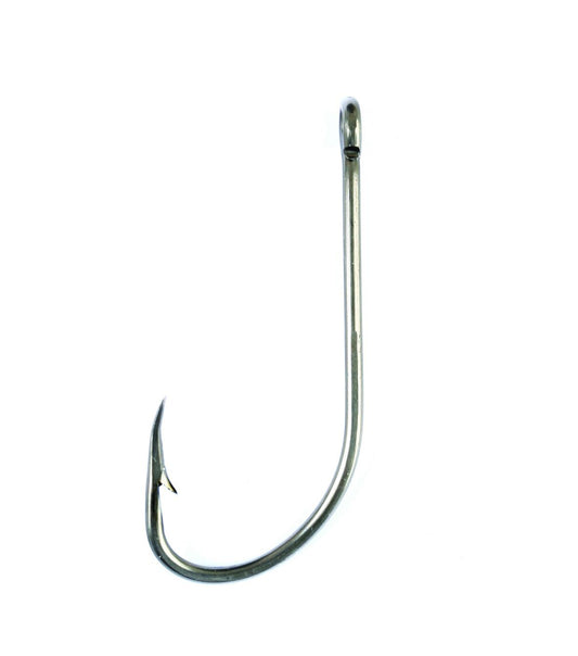 Eagle Claw 084FH-12 Plain Shank Offset Hook Size 12 Curved Point
