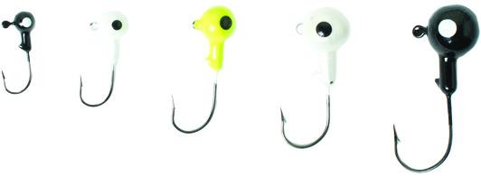 Eagle Claw NLJB05-18 1/8Ounce N-Lead Black Fishing Jighead 5Per Pack