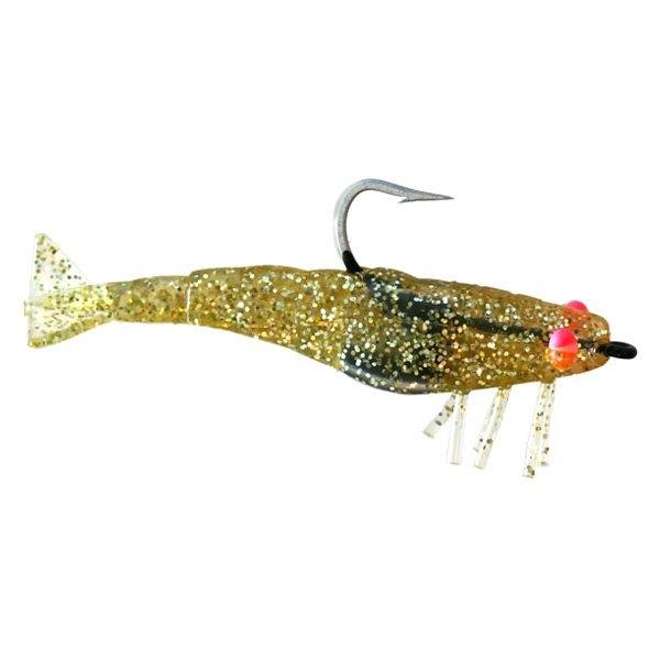 DOA FSH2.75-6P-313 Shrimp Lure2.75", 6 Pack - Gold Glitter
