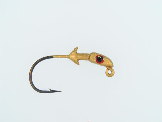 Bass Assassin Fishing Lure PEJ18012 Pro Elite Jighead 1/8 oz 2/0 Hook Gold