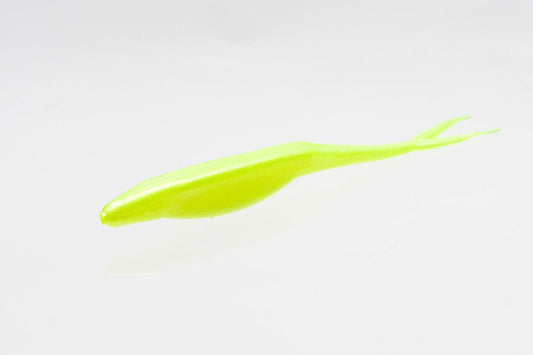 Zoom 023046 Super Fluke 5 1/4" 10 Per Pack Chartreuse Pearl