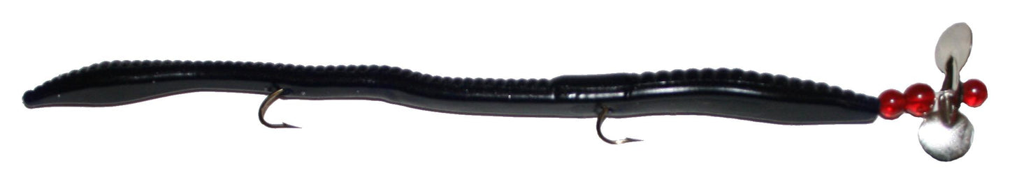 Stopper SP6-3 Sidewinder RiggedWorm Black
