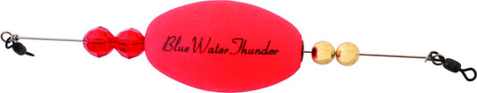 Precision Tackle 16401 Blue Water Thunder 2.5" Wghted Oval Orange