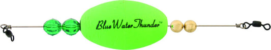 Precision Tackle 16402 Blue Water Thunder 2.5" Wghted Oval Green