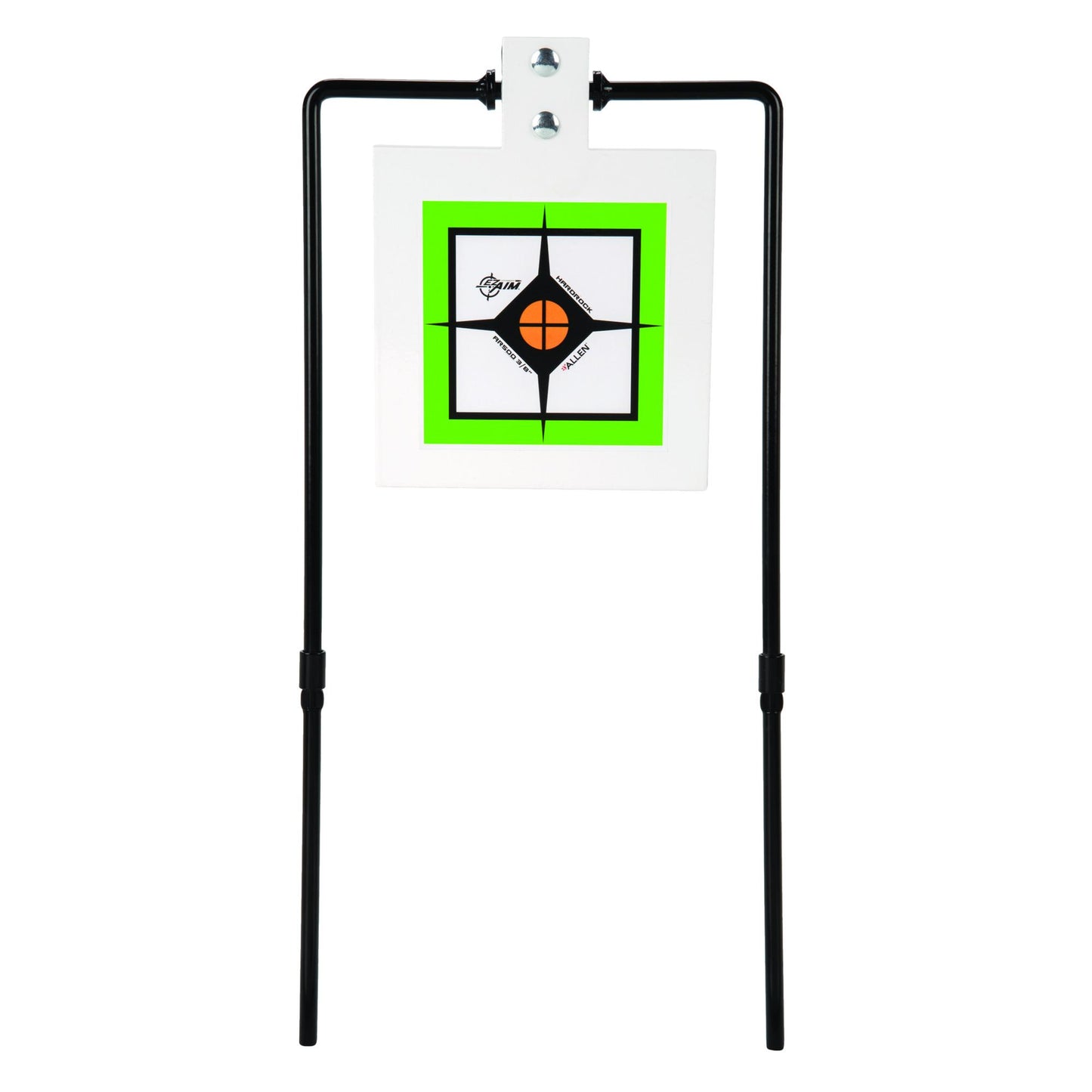 Allen 15367 EZE Aim Hardrock AR500 Target 7" Square Plate With Stand