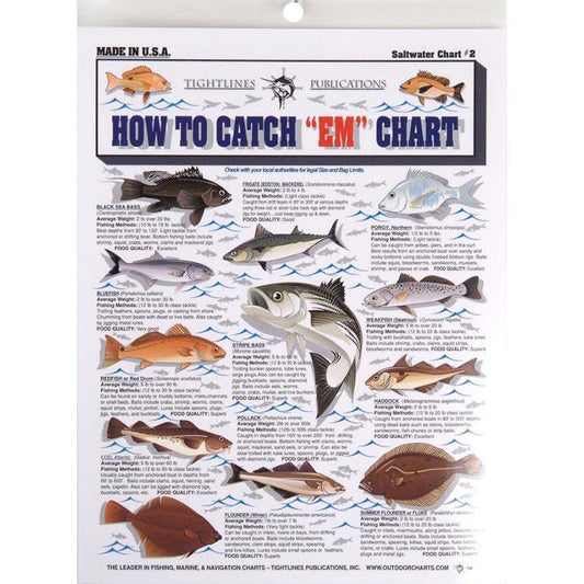 Tightlines 00004 How To Catch Em Chart #2 Saltwater