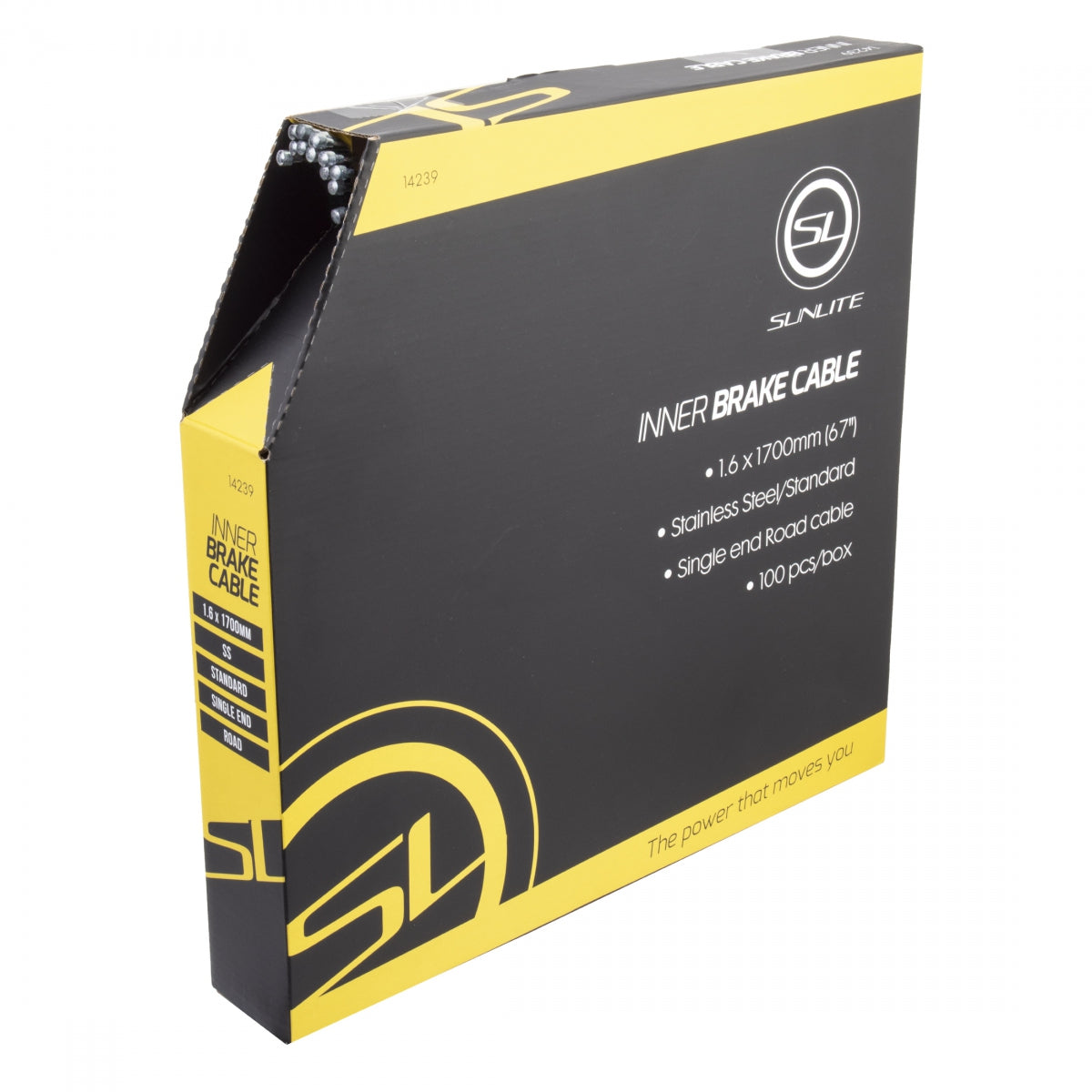 SUNLITE CABLE BRAKE SUNLT 1.6x1700 SS RD BXof100