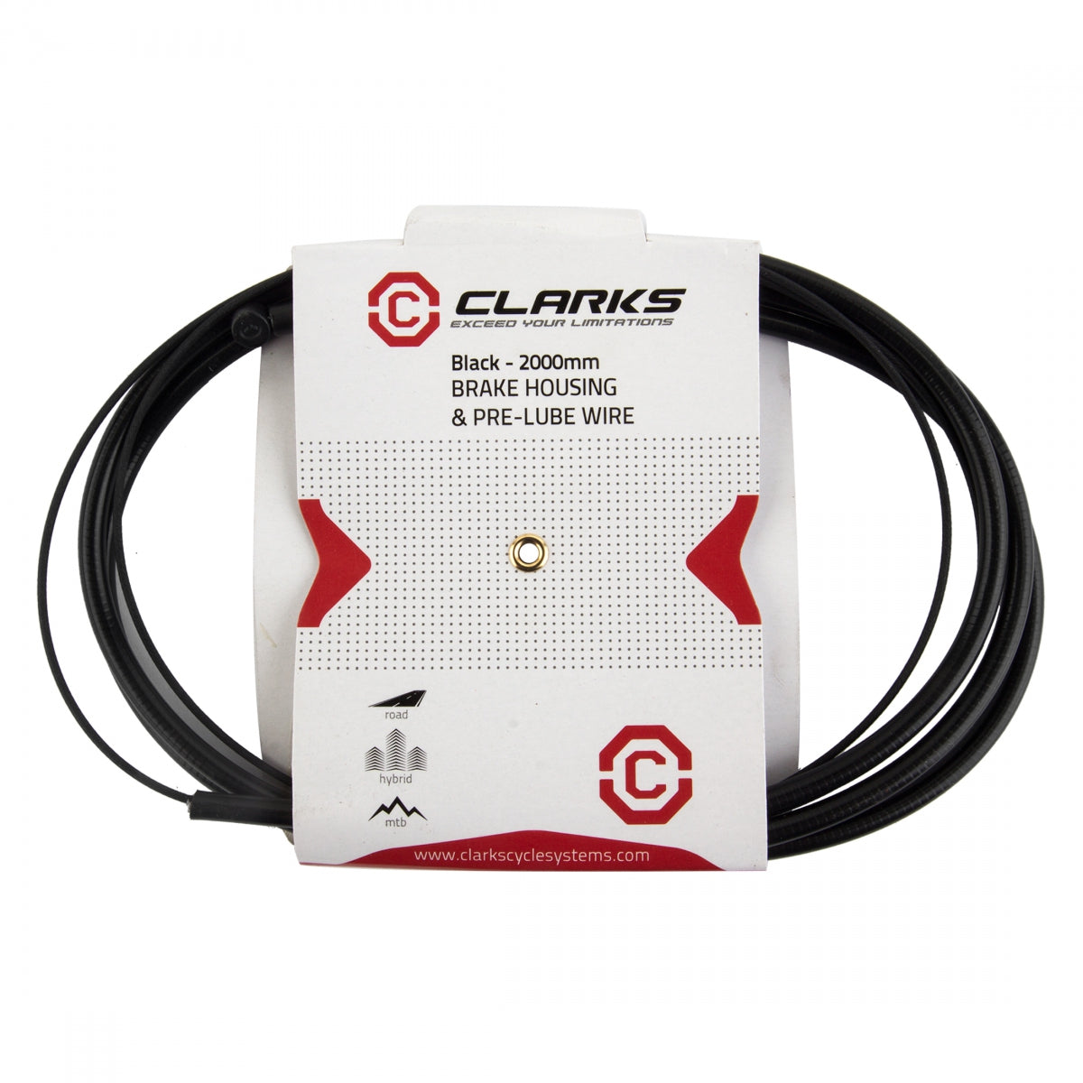 CLARKS CABLE BRAKE CLK KIT FT or RR TEFLON MTB