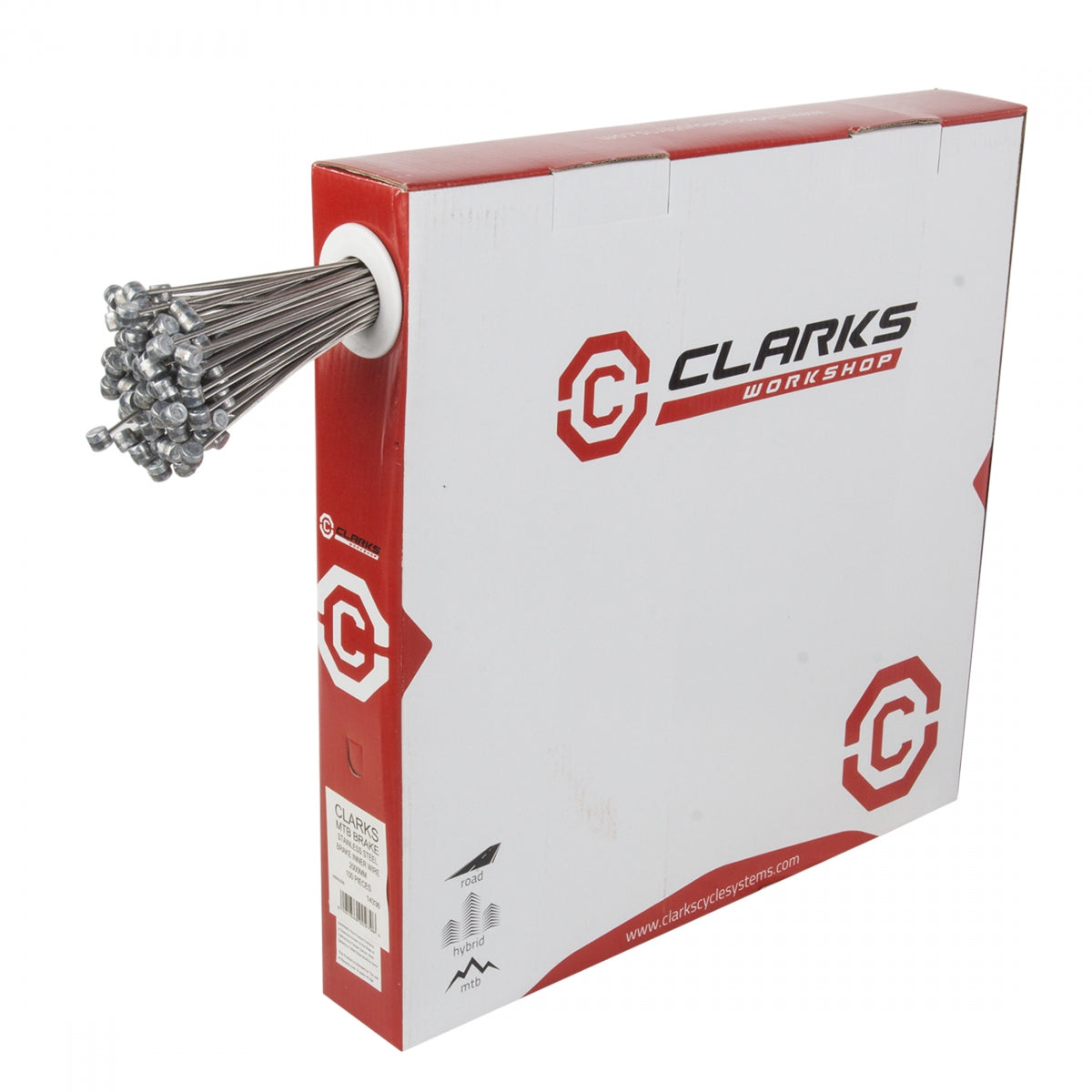 CLARKS CABLE BRAKE CLK WIRE SS 1.5x1810 MTB BXof100