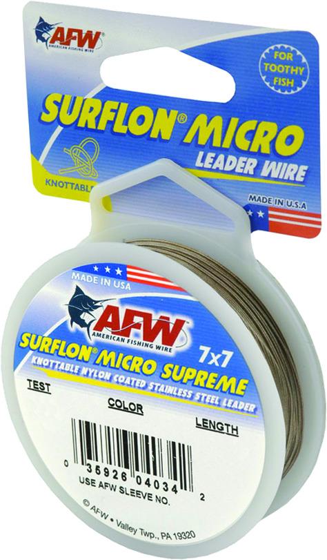 AFW DM49-20-A SurflonMicroSupreme Nylon Coated 7x7 Stainless Leader