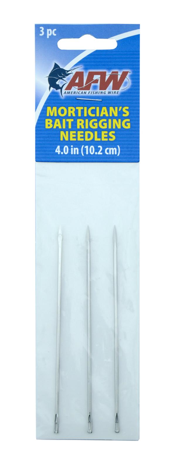 AFW TA-MN040-3 Mortician's Bait Rigging Needle, Stainless Steel