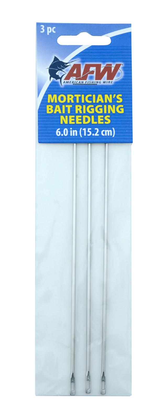 AFW TA-MN060-3 Mortician's Bait Rigging Needle, Stainless Steel