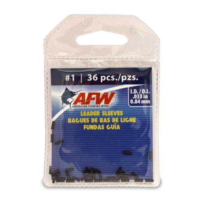 AFW J01B-A Single Barrel Sleeves Size #1, .033 in / .84 mm ID, .187