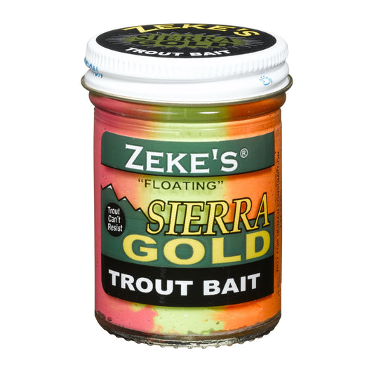 Zeke's 0915 Sierra Gold Floating Trout Bait Jar Rainbow