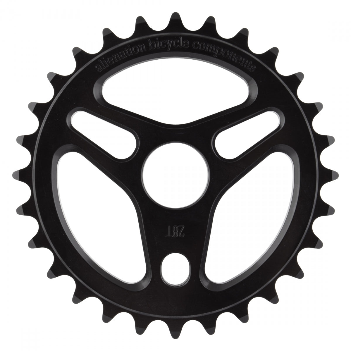 ALIENATION CHAINRING AN 1pc 28T 1/8 ENTERPRISE BK