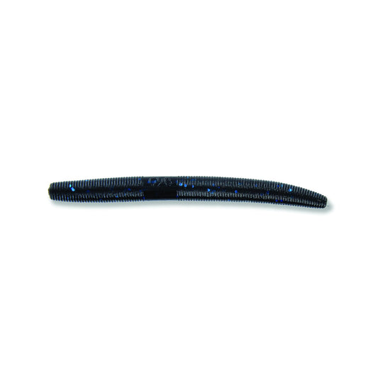 Yamamoto 9X-05-021 Senko Worm 7" 5 Per Pack Black with Blue