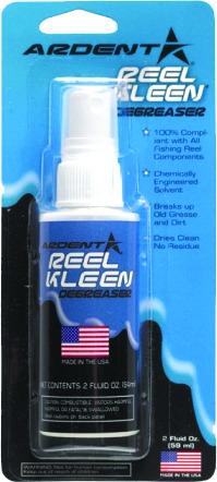 Ardent 4606 Reel Kleen Degreaser 2oz Spray Bottle for cleaning Reels