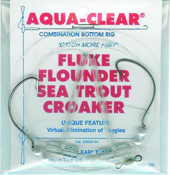 Aqua Clear FW-2P Hi/Lo Fluke/ Flounder/Trout/Croaker 2/0 SSWG
