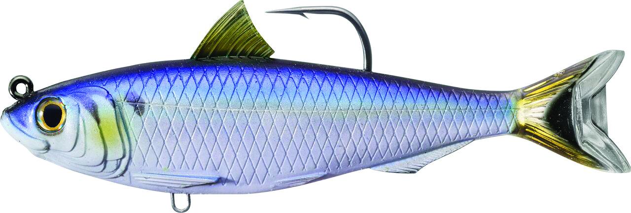 LiveTarget BBS163MS700 Blueback Herring Swimbait, 6 1/2", 11/0 Hook