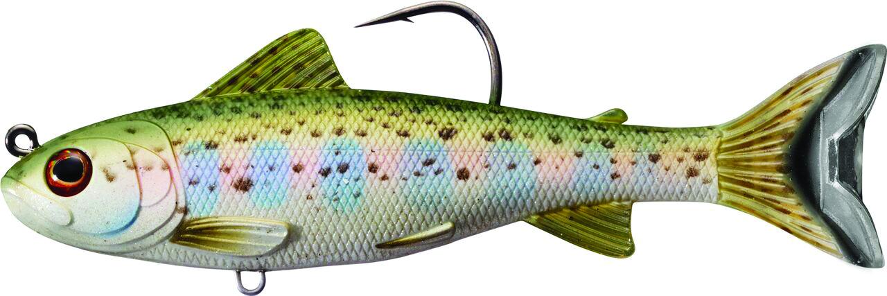LiveTarget TRS109MS712 Trout (Parr) Swimbait, 4", 5/0 Hook, 3/4 oz
