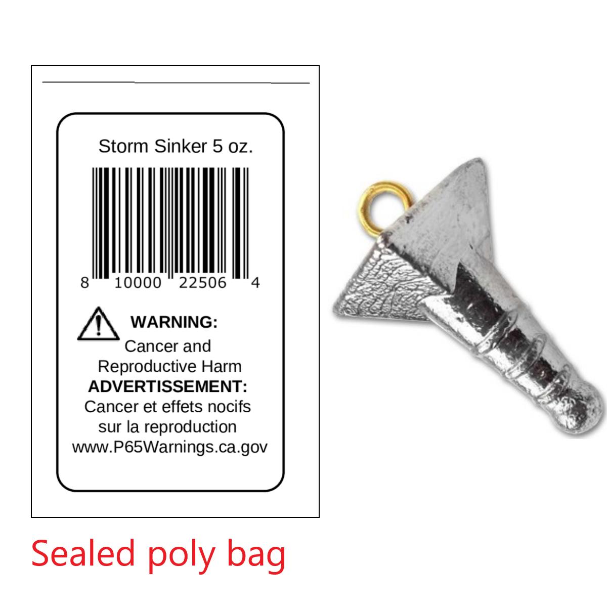 Fish Razr ST500 5oz Storm Sinker Single Unit