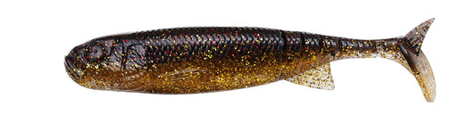 Savage Gear 4105 Duratech Minnow 4" LB Black and Gold 4 pc