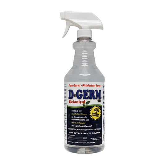Booyah Clean DG100QR D Germ TM Botanical Quart Bottle W/Sprayers
