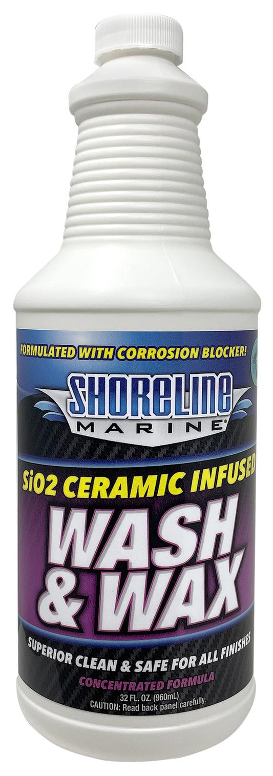 Shoreline Marine SLC10003 Shoreline Marine Wash and Wax, Spray Bottle
