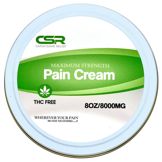 Catch Some Relief 0008 Pain Cream-8 000mg, 8oz tin, Topical for