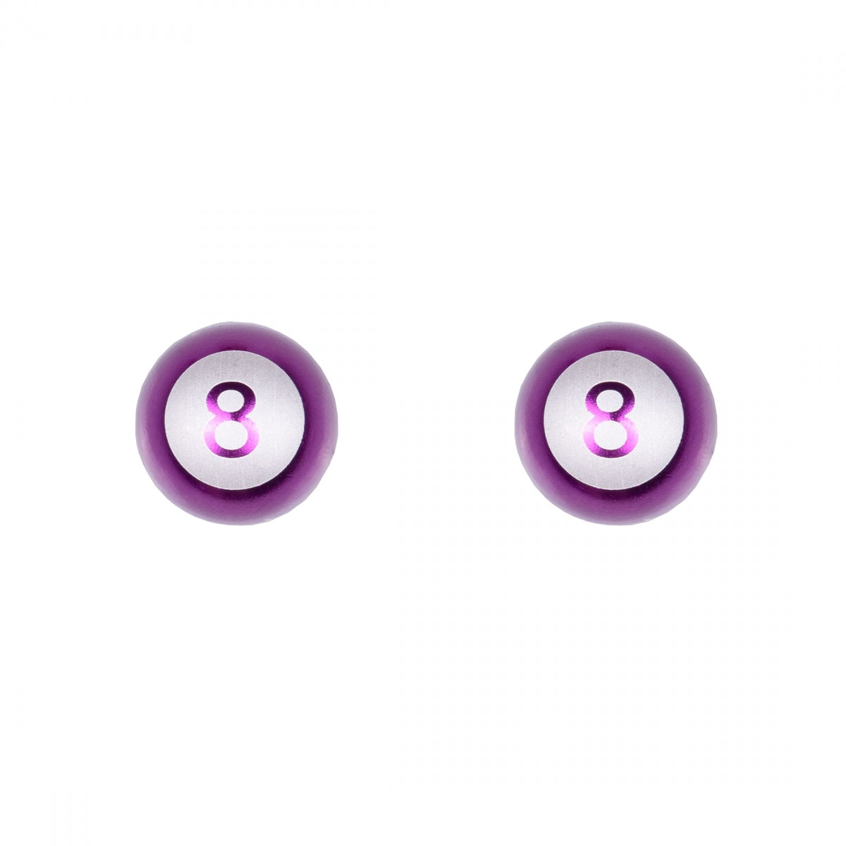 TRIK TOPZ VALVE CAPS TRIKTOPZ 8-BALL PU 1pr/PK