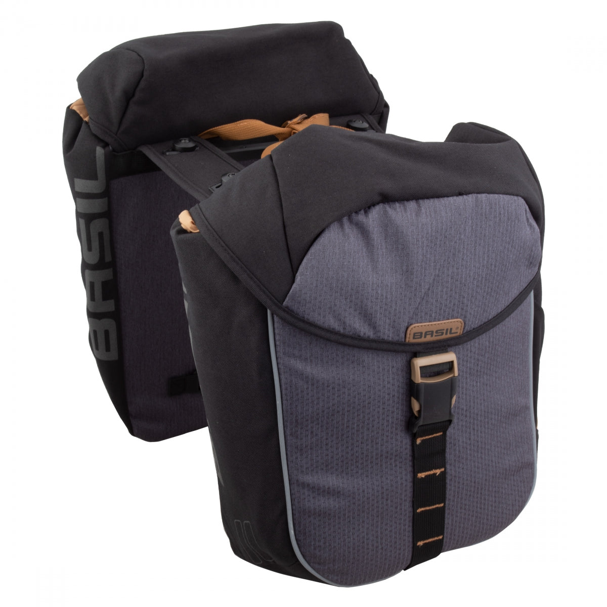 BASIL BAG BASIL PANNIER MILES DOUBLE MIK BK