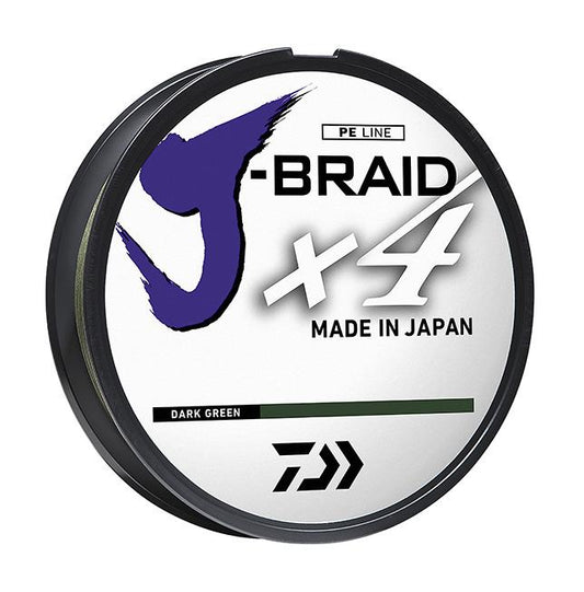 Daiwa JB4U40-150DG J-Braid X4 4 Strand Braided Line, 40# 150 yd
