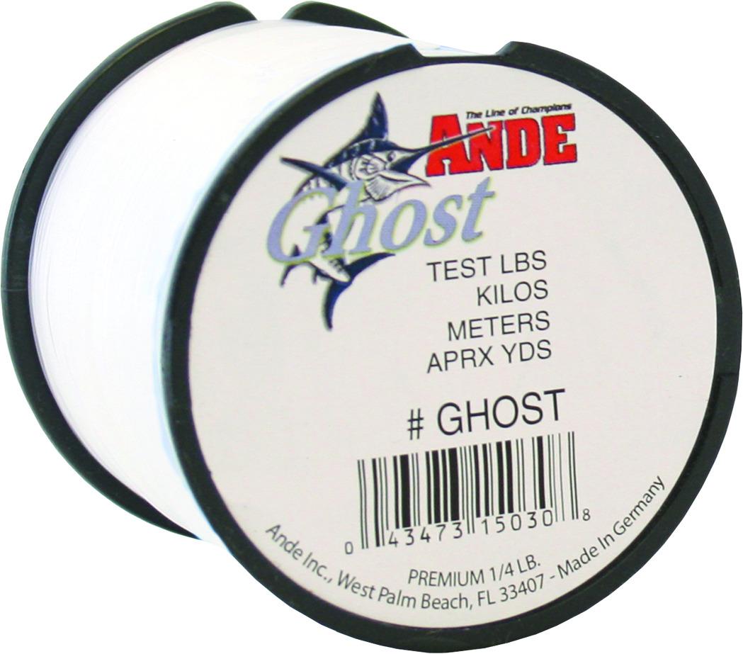 Ande G14-25C Ghost Monofilament Line 1/4 lb Spool 25 lb 500 Yards Clear
